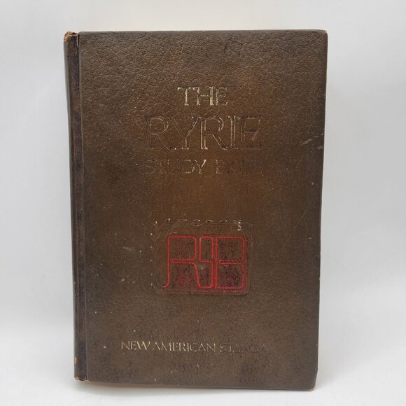 The Ryrie Study Bible New American Standard Moody Press HC Vintage 1978 Tabs - Picture 2 of 16